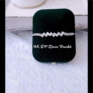 18K GP Zircon Bracelet